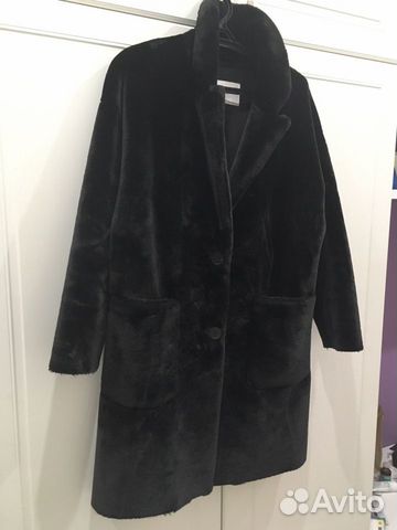 Меховое пальто Zara искусственная оверсайз Меховое пальто Zara искусственная оверсайз