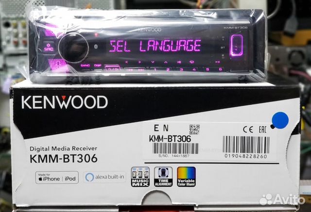 Автомагнитола Kenwood KMM-BT306 Автомагнитола Kenwood KMM-BT306