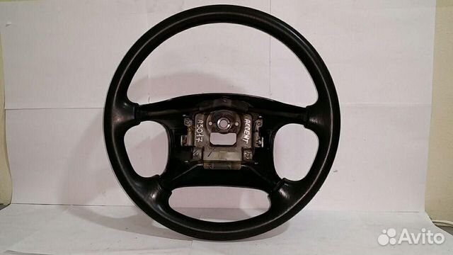 Рулевое колесо Hyundai Accent 1 1994-2000 кожа Рулевое колесо Hyundai Accent 1 1994-2000 кожа