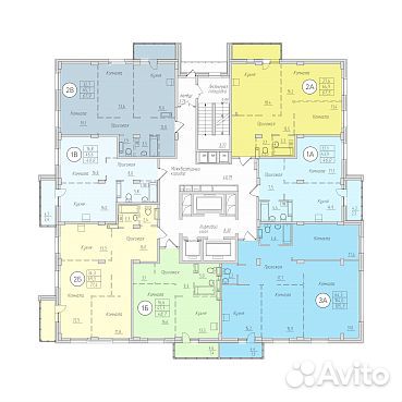 2-к квартира, 68 м², 4/21 эт.