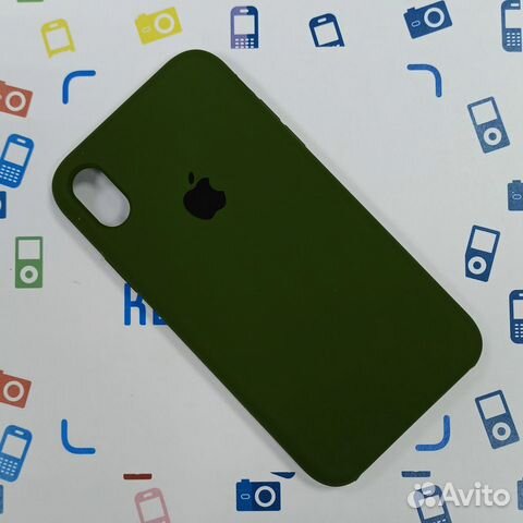 Чехол накладка iPhone XR Болотный