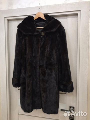 Шуба норковая с капюшоном 52/54/56 размер Шуба норковая с капюшоном 52/54/56 размер