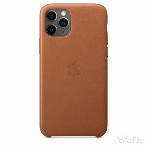Чехол для iPhone 11 Pro Max Apple Leather Case