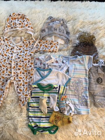 Пакет вещей (рост 56 см) next, mothercare
