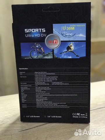 Экшн камера 4K ultra HD цвет серебро Экшн камера 4K ultra HD цвет серебро