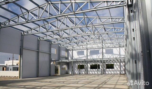 Каркас ангаров и большепролетных зданий