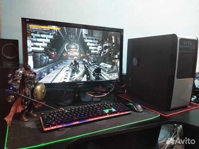Игровой пк. FX 4.2гц, RX 560 4гб, 8гб, 500гб