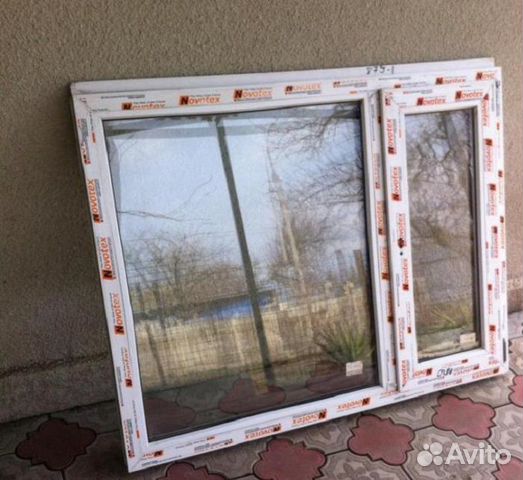 Окно пластиковое двухстворчатое