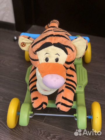 Каталка-игрушка Kiddieland Тигруля плюш каталка