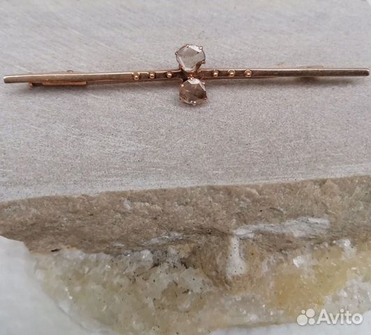 Старинная брошь с алмазами СССР Старинная брошь с алмазами СССР
