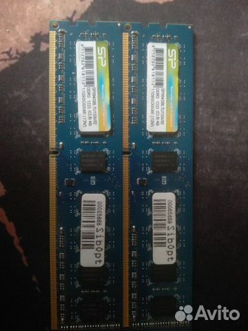 Оперативная память DDR3 2x4 1333Гц Оперативная память DDR3 2x4 1333Гц