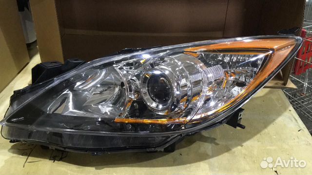 Фара левая мазда 3 BL (2009-2013 ) галоген