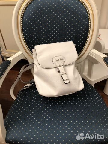 Рюкзак белый Calvin Klein оригинал