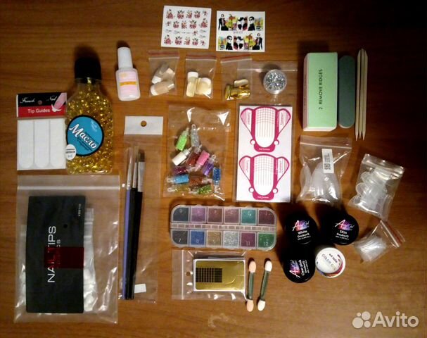 Набор для ногтей, пакетом, все новое