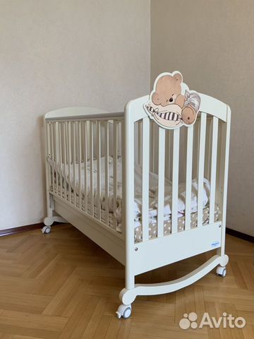 Детская кроватка-качалка Baby Italia Leo Детская кроватка-качалка Baby Italia Leo
