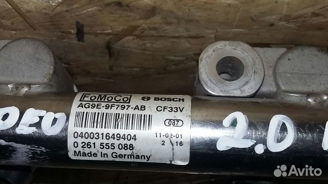 Рампа с форсунками Форд Мондео S-MAX 2.0 ekobooct Рампа с форсунками Форд Мондео S-MAX 2.0 ekobooct