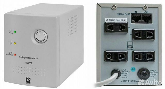 Стабилизатор напряжения Defender AVR Real 1000VA Стабилизатор напряжения Defender AVR Real 1000VA
