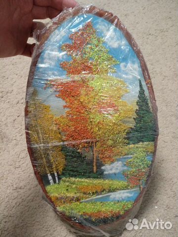 Картина мозайка дерево