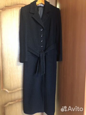 Пальто демисезонное чёрное