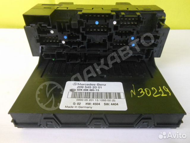 Блок SAM передний Мерседес W209 2002-2009 Блок SAM передний Мерседес W209 2002-2009