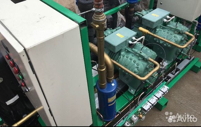 Холодильный агрегат на 2-х Битцер (bitzer) 4J-13.2 Холодильный агрегат на 2-х Битцер (bitzer) 4J-13.2