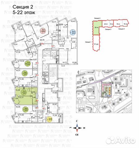 1-к квартира, 39 м², 21/22 эт. 1-к квартира, 39 м², 21/22 эт.