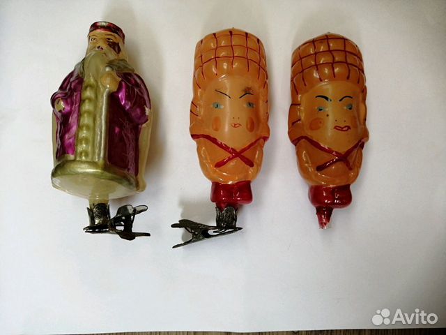 Ёлочные игрушки производство СССР Ёлочные игрушки производство СССР