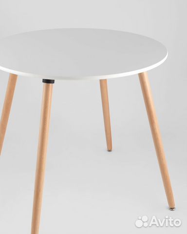 Обеденная группа стол Oslo Round WT, 2 стула Eames Обеденная группа стол Oslo Round WT, 2 стула Eames