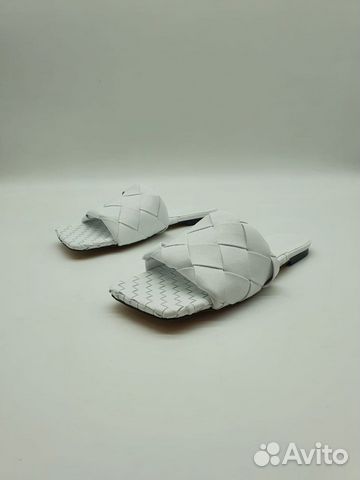 Шлепки женские Bottega Veneta кожа