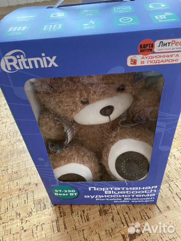 Портативная колонка Ritmix st-250 bear bt Портативная колонка Ritmix st-250 bear bt