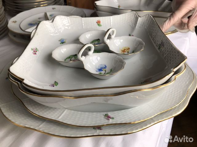 Сервиз Herend тюльпан. 106 предметов. Фарфор