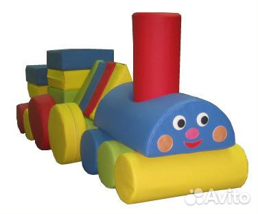 Игровой мягкий набор Паровозик