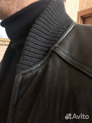 Натуральная кожаная куртка Rocawear