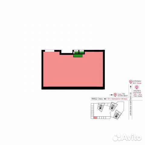 Сдам помещение свободного назначения, 31.5 м²