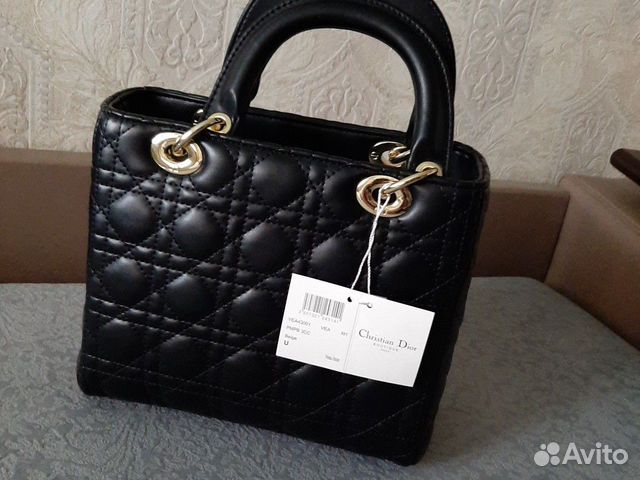 Сумка чёрная dior