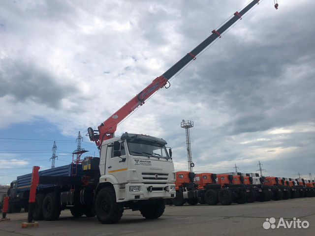 Камаз 43118 борт с Kaglim 2056 и буром тнвд язда