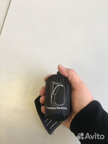 Компактный легкий рюкзак 20 литров, черный Компактный легкий рюкзак 20 литров, черный