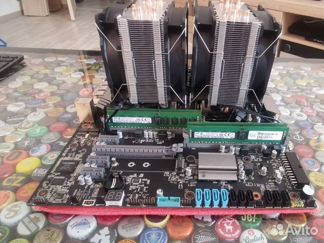 Связка X99 dual LGA2011-3+2xE5-2678V3+64GB DDR4