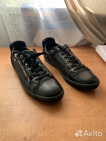 Кожаные кеды Louis Vuitton Damier Zip-up оригинал