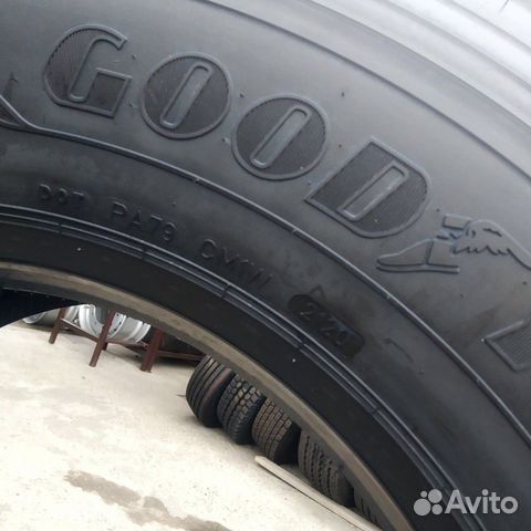 Грузовые шины 385/65 R22.5 Goodyear Kmax T (164k) Грузовые шины 385/65 R22.5 Goodyear Kmax T (164k)