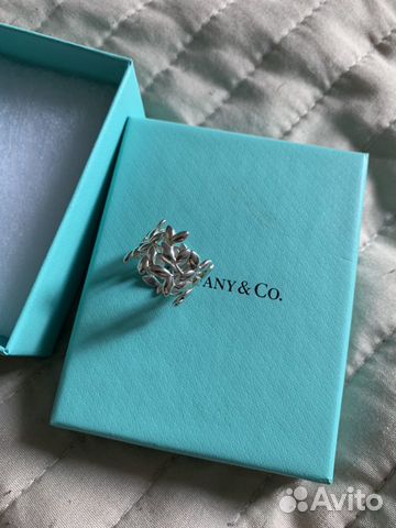 Кольцо Tiffany Оригинал Серебро 17 размер Кольцо Tiffany Оригинал Серебро 17 размер