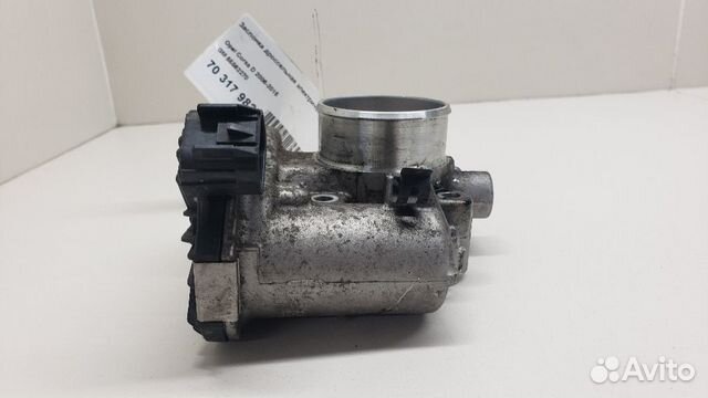 Заслонка дроссельная электрическая Opel Corsa D