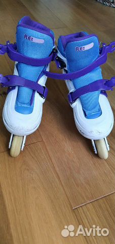Ролики для девочки раздвижные размер 32 - 35