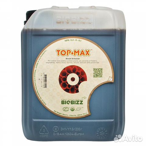 Biobizz Top MAX bloom stimulator 5L Biobizz Top MAX bloom stimulator 5L