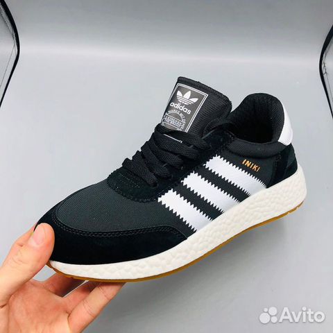 Adidas Iniki Runner Boost Black Кроссовки Adidas Iniki Runner Boost Black Кроссовки