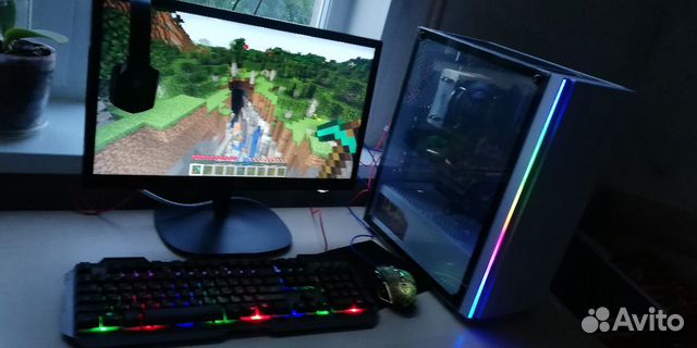 Игровой компьютер в полном комплекте