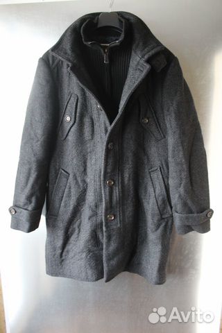 Пальто/Бушлат Zara Man Серый Пальто/Бушлат Zara Man Серый