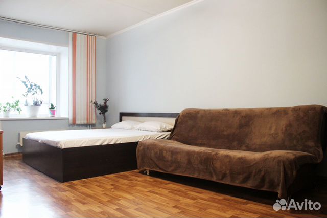 

1-к. квартира, 42 м², 2 кровати