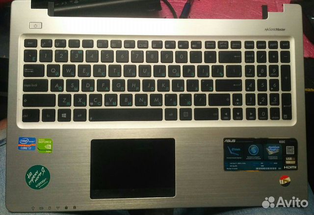 Топкейс Клавиатура Asus N56