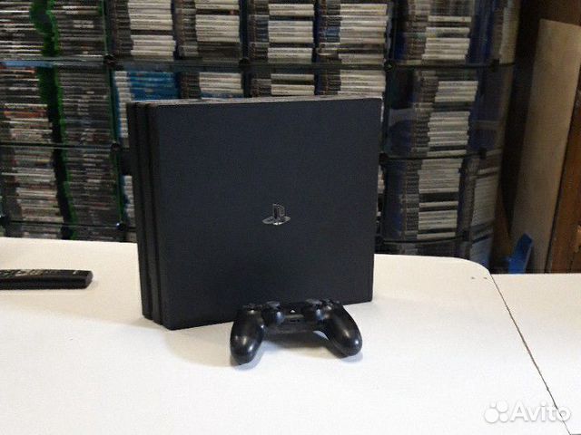 Ps4 pro чёрная 1тб Ps4 pro чёрная 1тб